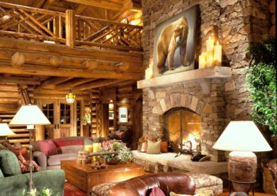 Aspen Left and Right Entry Frontier Log Homes