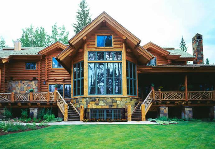 Exterior Frontier Log Homes