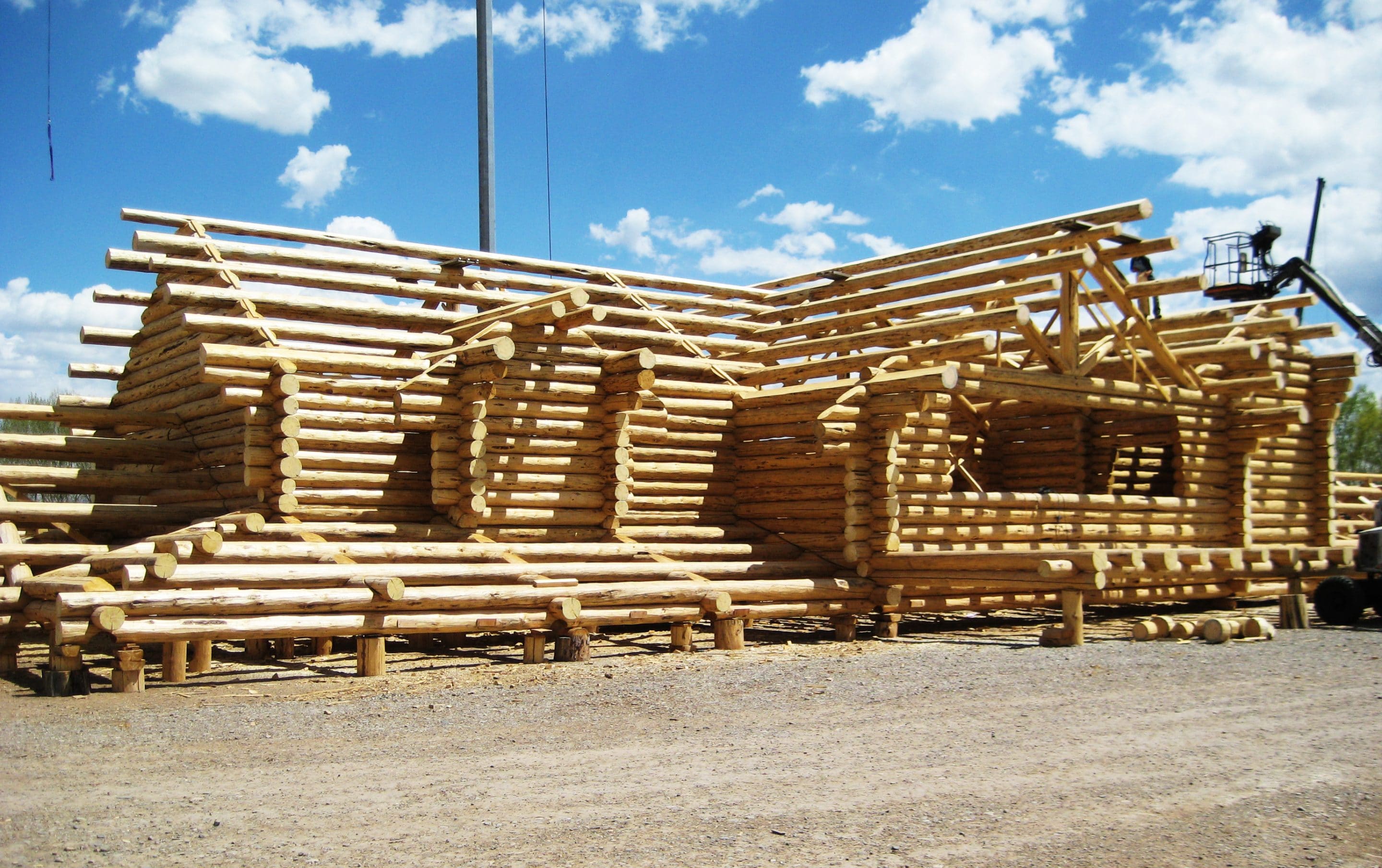 Kit Assembly Construction Frontier Log Homes