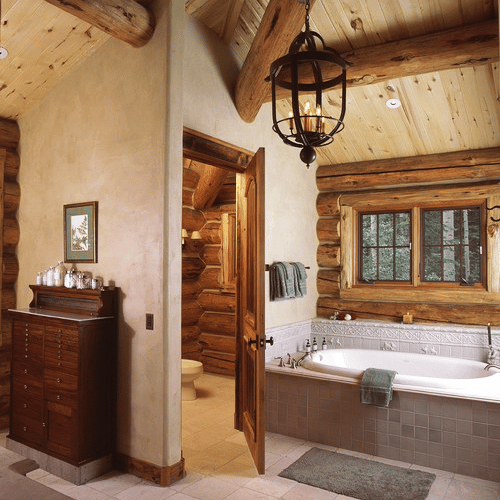 Mountain Village 2 Bathroom Frontier Log Homes