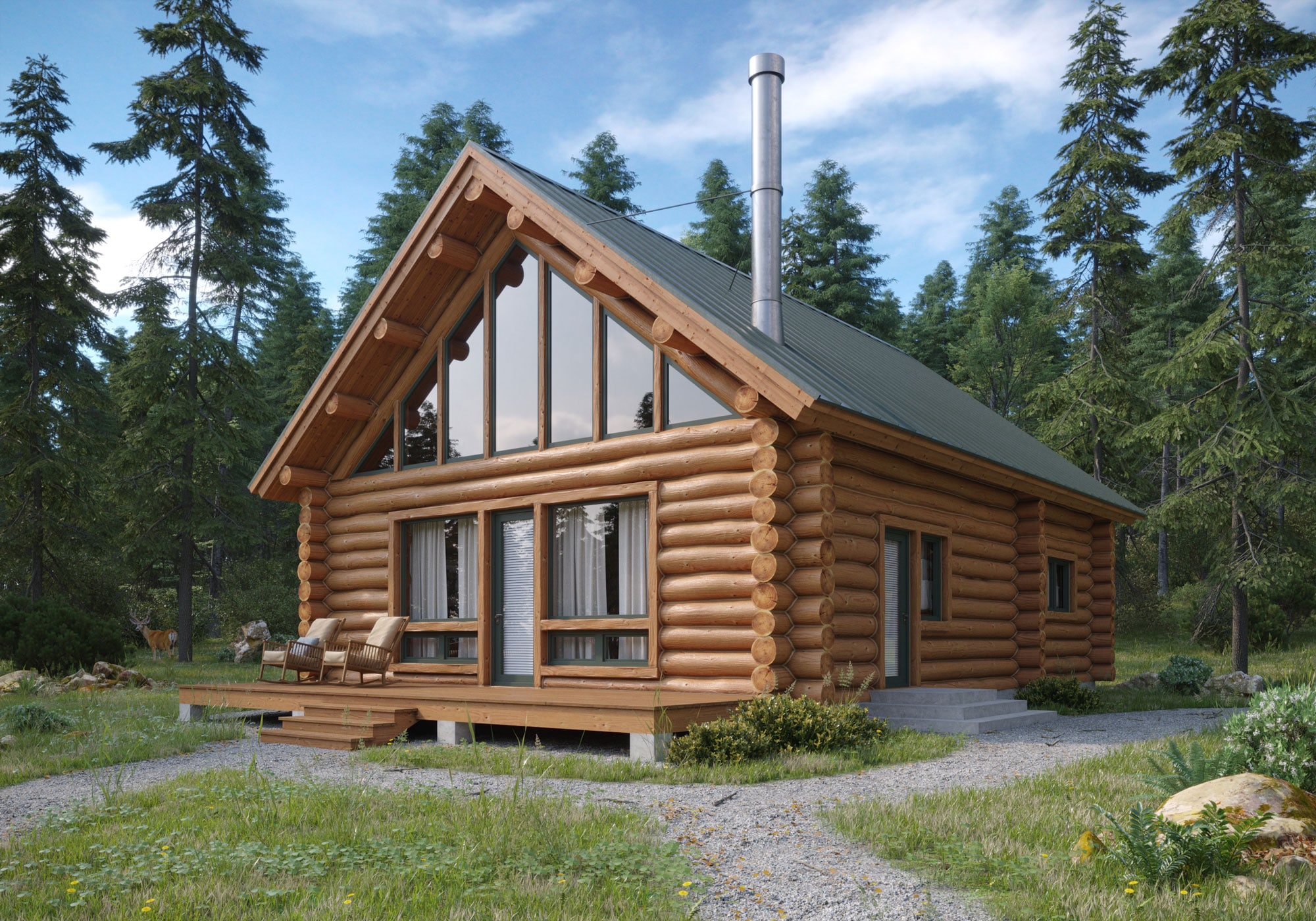 most luxurious log cabin