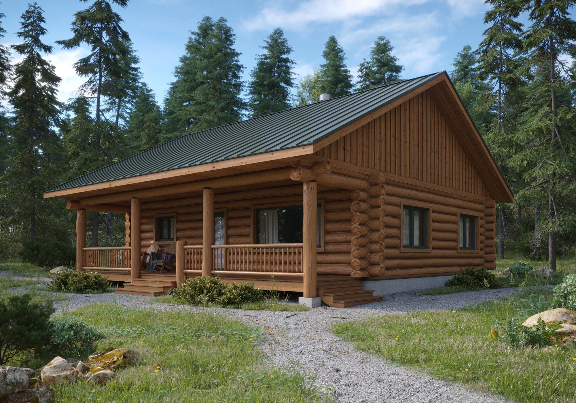 Frontier Log Homes Beaver Creek 