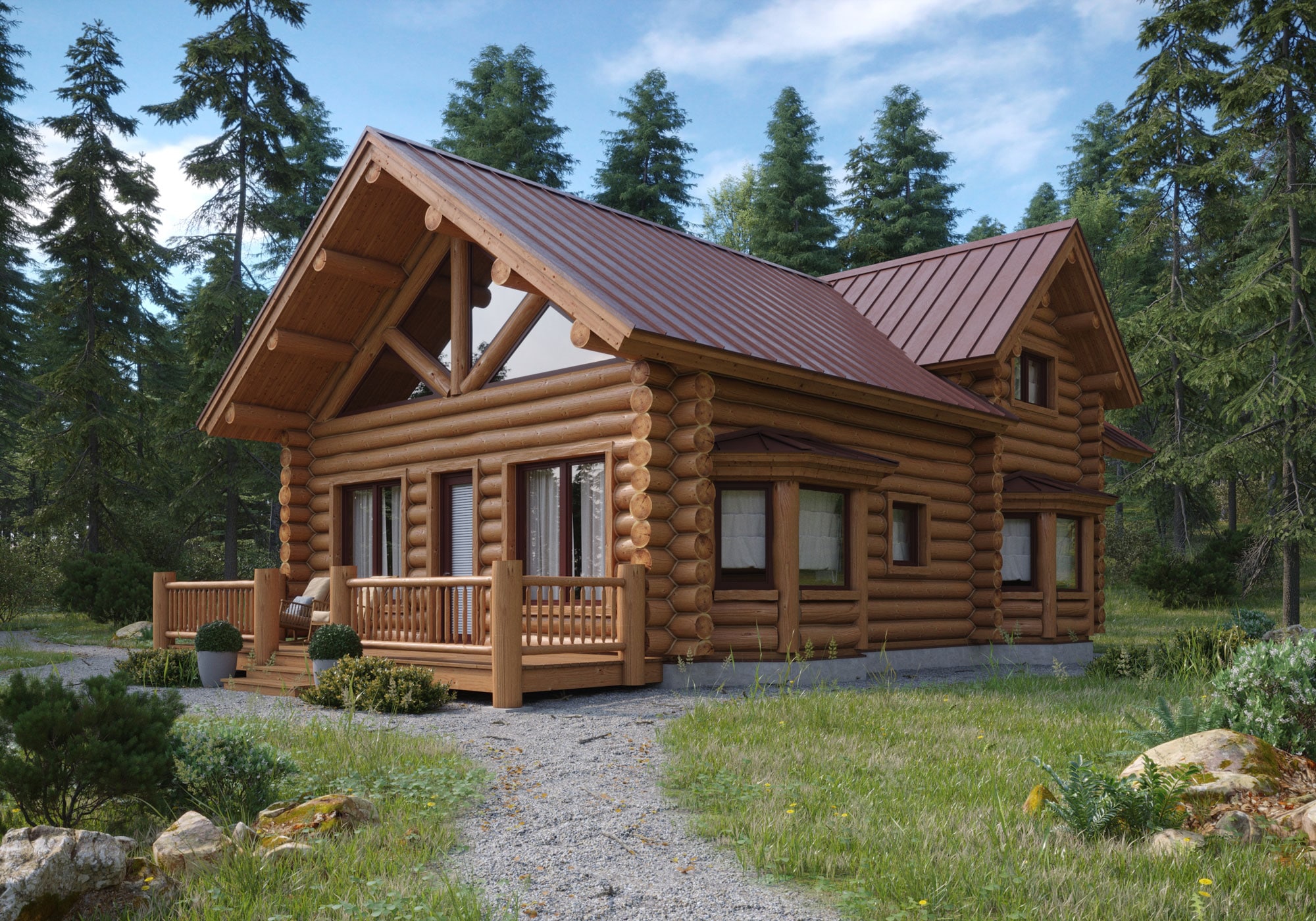 Frontier Log Homes, Luxury Log Cabin Homes