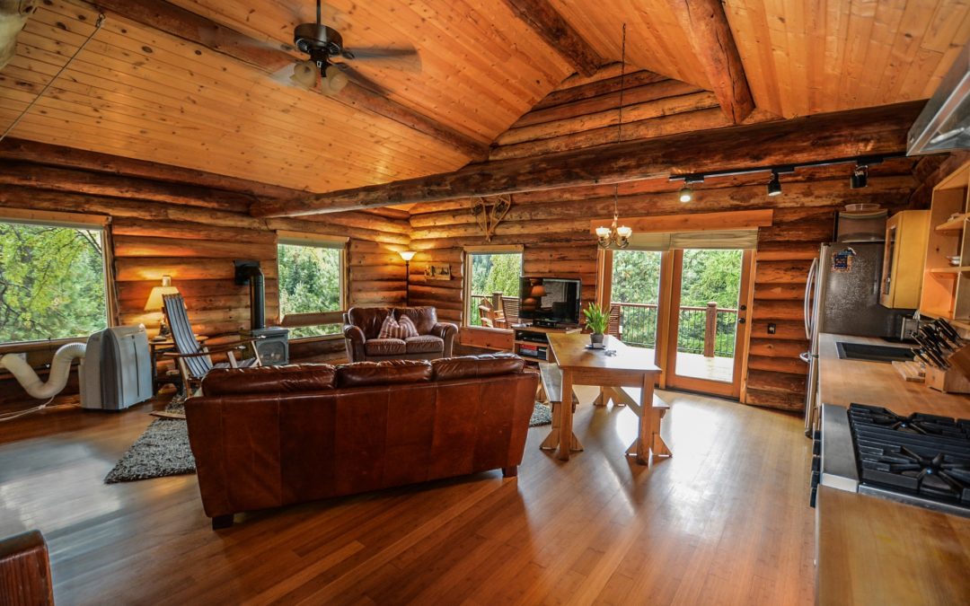 What are the threats to log homes?