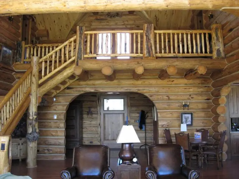 Handcrafted log trusses and componentry by Frontier Log Homes — photo 10