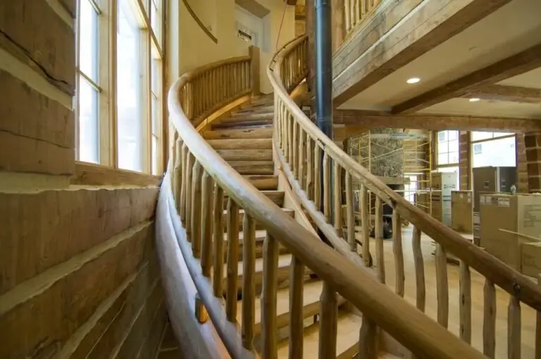 Handcrafted log trusses and componentry by Frontier Log Homes — photo 42