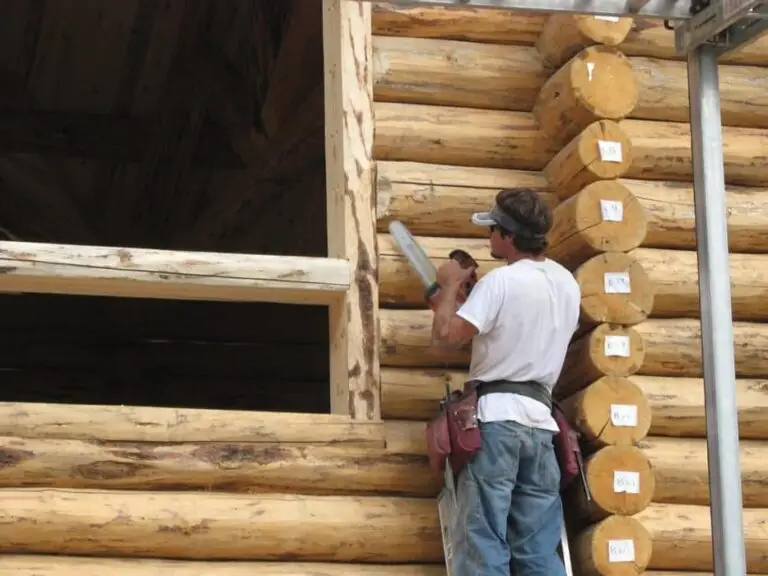 Handcrafted log trusses and componentry by Frontier Log Homes — photo 5