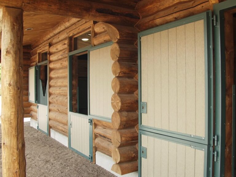 Completed custom log home built by Frontier Log Homes, Montrose Colorado — photo 62