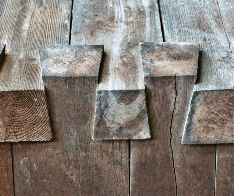 Saddle notching technique on a handcrafted log cabin corner